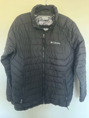 Columbia Black Quilted Packable Puffer Jacket